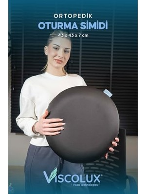 Esplendor Ortopedik Oturma Simidi - Visco Oturma Simidi Doğum Sonrası Rahatlatıcı Yastık Siyah