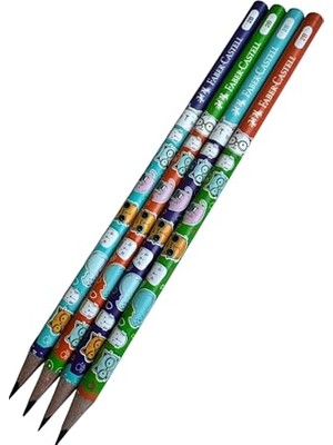 Esplendor Faber-Castell Kedi Desenli Kurşun Kalem, 2b Sertlik, 12 Adet