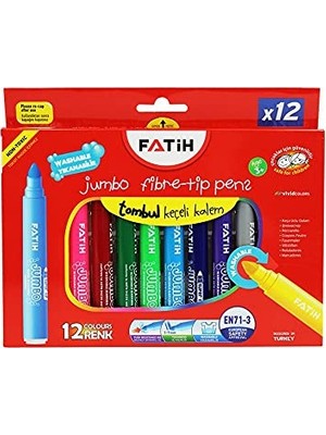 Esplendor Fatih 12 Li Jumbo Keçeli Kalem