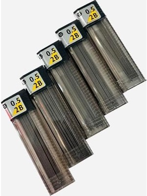 Esplendor Kalem Ucu 0.5mm 2b, 5 Tüplük Set, 60MM Uzunluk