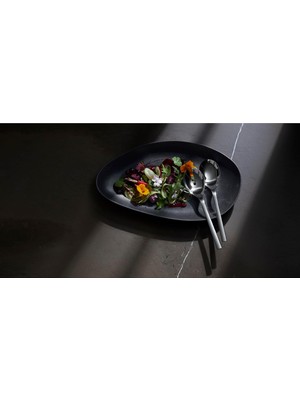 Str Store Nuova Salata Servis Seti, 30 Cm, Büyük Boy, Salata Çatalı ve Servis Kaşığı, Cromargan® Yüksek Kaliteli Parlak Paslanmaz Çelik, Bulaşık Makinesinde Yıkanabilir