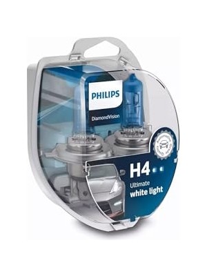 Esplendor Philips H4 Xenon Beyaz Farlar, 5000K, 60/55W, Ampul Takımı