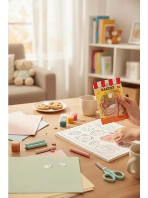 Esplendor Miniso Lisanslı Pişirme Serisi Mimibara 18 Sayfa Pvc Sticker Seti, 2025067110101