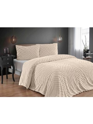 Merinos Diamond 3 Parça Zebra Kürk Comforter Set