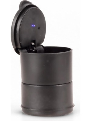 Str Store Hp-77 Oto Araç Içi Mavi LED Işıklı Küllük Araba Kül Tablası
