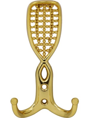 Esplendor BADEM10 Osmanlı Portmanto Vestiyer Duvar Askısı Dolap Elbise Askılığı Gold