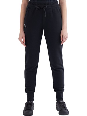 Esplendor Kappa Kadın Logo Theek Slım Tk Eşofman Altı, Black, Xs