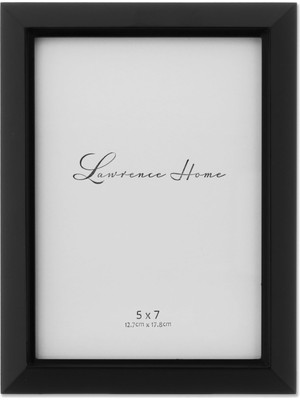 Esplendor Lawrence Frames Estero Koleksiyonu, Siyah Ahşap 5'e 7 Resim Çerçevesi
