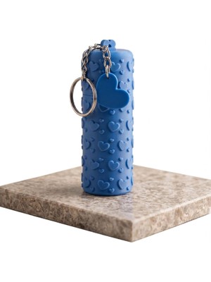 Esplendor Özel Tasarım Kabartmalı Taşınabilir Çakmak Gloss Ruj Charm, Organizer