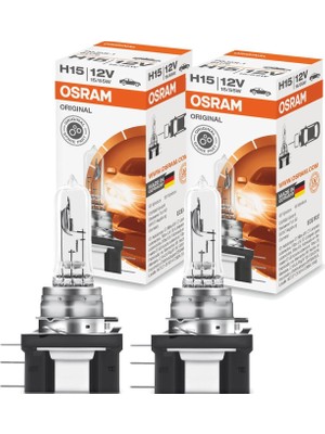 Esplendor Osram H15 12V 15/55W 64176 2 Adet - Made In Germany