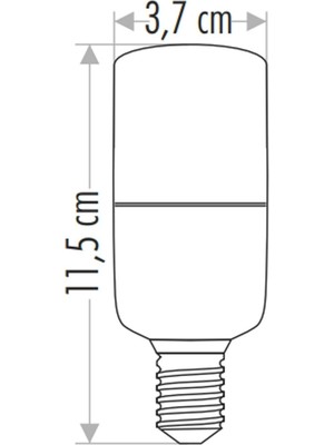 Esplendor Cata CT-4092 9W E14 6400K Beyaz LED Ampul