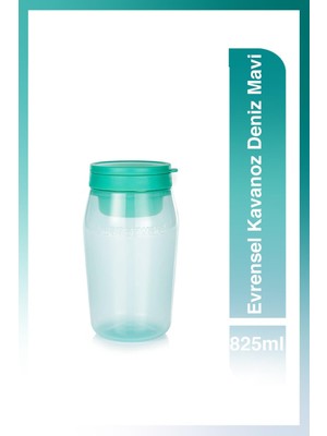 Esplendor Tupperware Evrensel Serisi Gıda Saklama Kavanozu Deniz Mavisi 825 ml