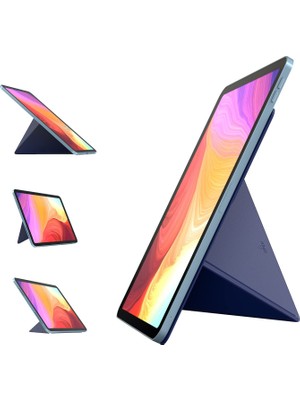 Esplendor Novoo Taşınabilir Tablet Standı Ayarlanabilir Katlanabilir iPad Tutucu 10" ve Üstü, iPad Pro 10.2"/11"/12.9", Matepad 10.1"/11", Galaxy Tab ve Yüzey Go-Koyu Mavi