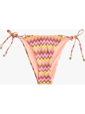 Esplendor Charm Detaylı Yanları Ip Bağlamalı Desenli Bikini Altı
