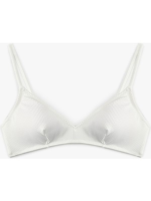 Esplendor Dokulu Bralet Bikini Üstü
