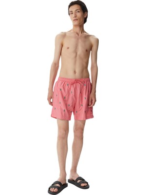Esplendor Nautica Erkek Pembe Desenli Deniz ŞORTU-T35224T.6TH Xl