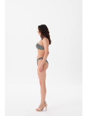 Esplendor Eros Kadın 4213BK Straplez Bikini Tk. Yeşil 42