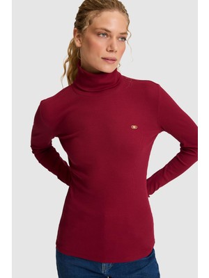 Esplendor U.s. Polo Assn. Kadın Vişne Tişört 50333795-VR223