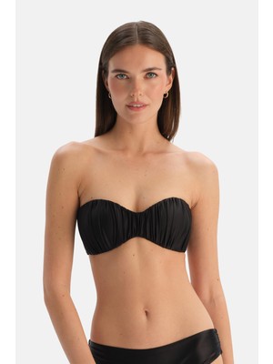 Esplendor Dagi Siyah Straplez Bikini Üst, 40