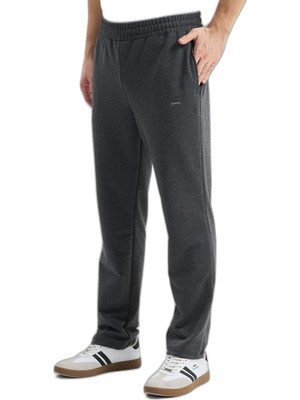 Esplendor Slazenger Oteks Erkek Cepli Koyu Gri Eşofman Altı