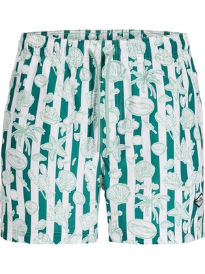 Esplendor Jack&jones Maui Vibes Novelty Aop Mayo, S, 06-12291426-2, Yeşil, Erkek