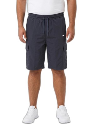 Esplendor Slazenger Kofu Erkek Kargo Cepli Lacivert Şort