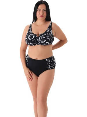 Esplendor Eros Kadın 4107BK Balenli Toparlayıcı Bikini Tk. Siyah 58
