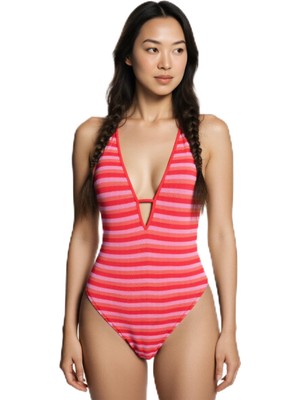 Esplendor Roxy Jasmin One Piece Kadın Turuncu Mayo