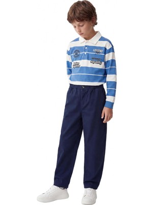 Esplendor Balon Okul Pantolonu Oversize Beli Lastikli Pamuklu
