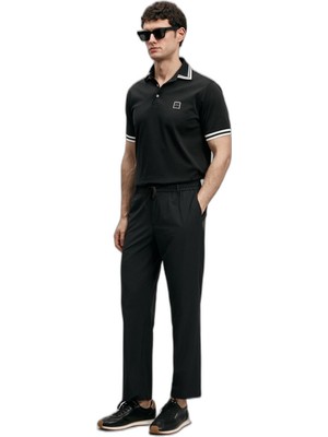 Esplendor Lufian Erkek Cole Smart Polo T-Shirt 111040237 Siyah