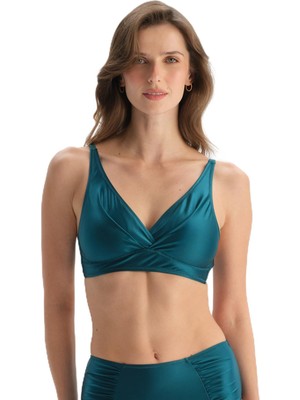 Esplendor Dagi Petrol Mavi Toparlayıcı Bikini Üst, 44