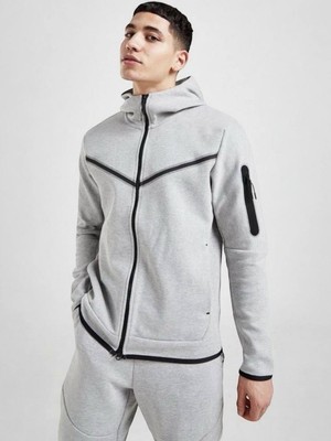 Esplendor Tech Fleece Double Face Eşofman Takım (Gri, L)