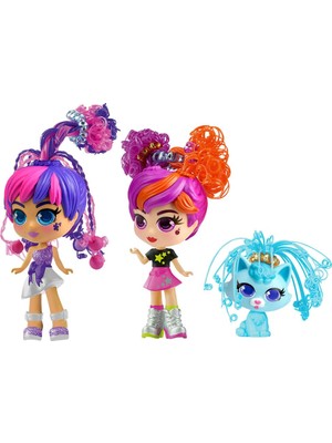 Esplendor Silverlit Curli Girls Bebek ve Hayvan 3'lü Set