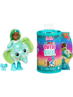 Esplendor Barbie HKR13 | Cutie Reveal Chelsea Jungle Series - Elephant
