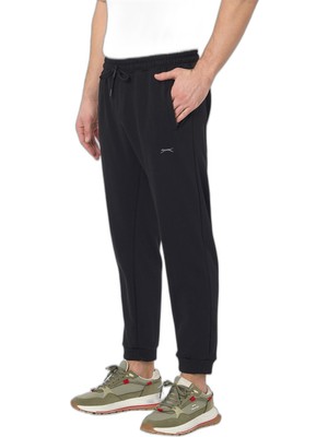 Esplendor Slazenger Kısha In Erkek Cepli Dar Paça Siyah Eşofman Altı