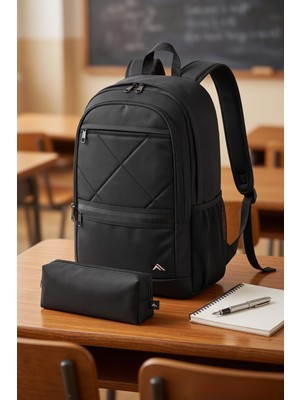 Esplendor Byhakan PL-0303 Unisex Okul ve Seyahat Çantası Siyah