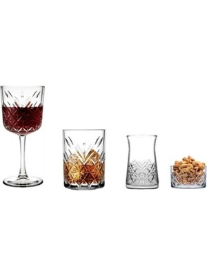 Esplendor Pasabahce Timeless 24 Parça Su Bardak Kadeh Çay Bardağı Kase Takımı 869541336574AYBABA