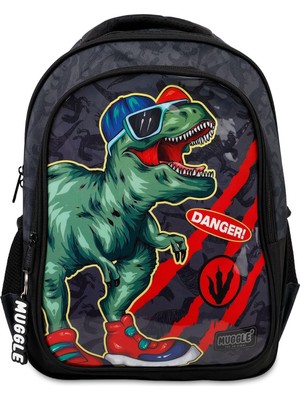 Esplendor Muggle Okul Çantası Danger Dino Siyah MU-9222