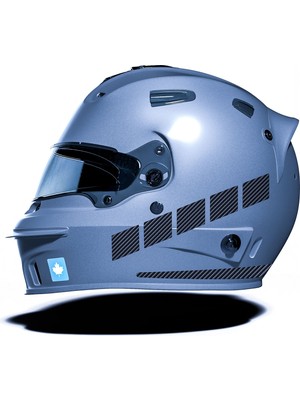Esplendor Çınar Extreme Şerit Tasarımlı Motosiklet Kask Sticker Reflektif, Floresan, Düz, Özel Renkler Siyah Karbon Fiber