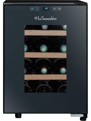 Esplendor La Sommelıere 12 Şişe Kapasiteli Şarap Dolabı LS12S, Siyah