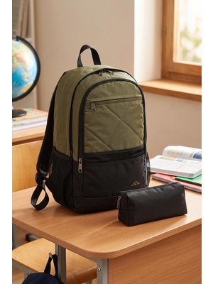 Esplendor Byhakan PL-0303 Unisex Okul ve Seyahat Çantası Yeşil