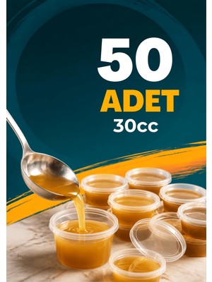 Esplendor Mithra Life 50 Adet 30 ml Sızdırmaz Mini Saklama Kabı Sosluk Buzluk Kabı MIT1361