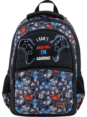 Esplendor Muggle Okul Çantası Game Over Siyah MU-9383
