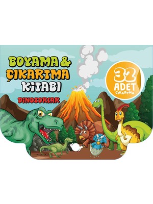 Esplendor Dinozorlar - Boyama ve Çıkartma Kitabı