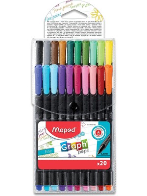Esplendor Maped Fineliner x 20 Askılı Paket