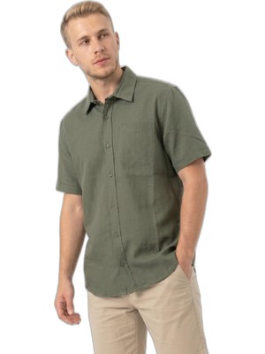 Esplendor Slazenger Kırtıda Erkek Haki Gömlek