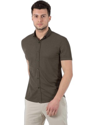 Esplendor Wemsey Erkek Slim Fit Gömlek 12301 Haki