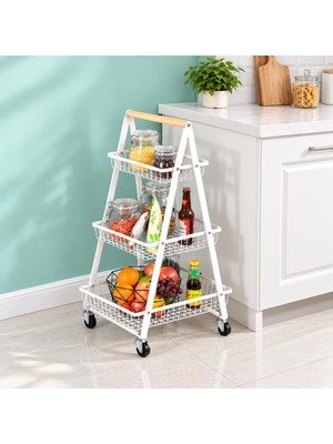 Esplendor Coverzone Tekerlekli Organizer Raf, Çok Amaçlı Ev Düzenleyici A-Type Sr-3