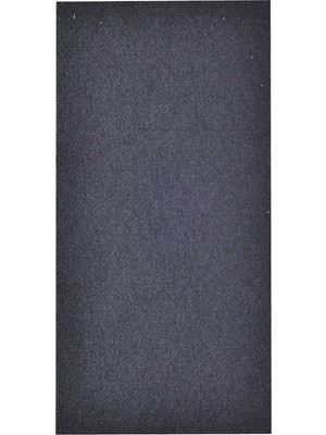 Esplendor Siyah Keçe Tek Parça Büyük Model 12 x 24 cm Yapışkanlı Sandalye, Masa, Koltuk Altı Parke Koruma