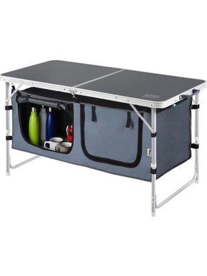 Esplendor Haegs 120X60 cm Saklama Dolaplı Katlanır Kamp Masası
